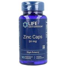 Erholungsfördernd Vitamine & Mineralien Life Extension Zinc Caps 50mg 90 Stk.