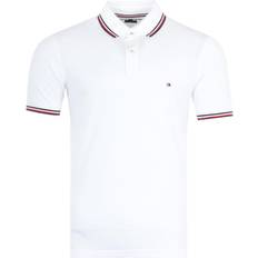 Tommy Hilfiger Polo Homme Taille T-Shirt - Bleu Nuit/Rouge/Blanc Cassé