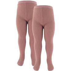 Name It Pantyhose Children's Clothing Name It Rib Tights 2-pack - Pink/Woodrose (13192399)