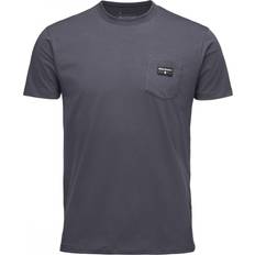 Black Diamond Man T-shirts Black Diamond Pocket Label T-shirt - Carbon