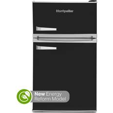 Freezer above Fridge Fridge Freezers Montpellier MAB2035K Blue, Black, Red