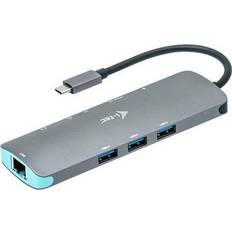 USB C - HDMI/USB A/3.5mm/RJ45/USB C M-F Adapter