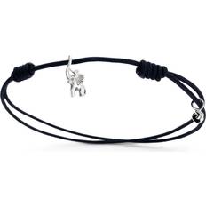 Elephant Charm Bracelet - Blue/Silver/Diamond