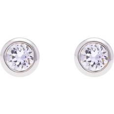 Sinaa Studs - Silver/Transparent