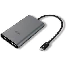 Thunderbolt 3 adapter I-TEC Thunderbolt 3-2DisplayPort M-F