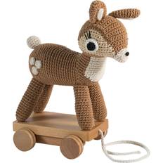 Dyr Draleker Sebra Dixi The Deer Pull Toy