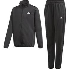 Solid Colours Tracksuits adidas Essentials Track Suit - Black/White (GN3974)