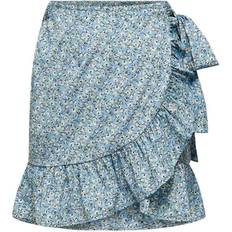 Wikkel Rokken Only Olivia Wrap Skirt - Wvn Blue