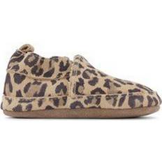 Læder Babysko Børnesko Melton Animal Print Booties - Leopard