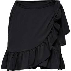 Only Olivia Wrap Skirt - Black