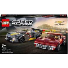 Corvette LEGO Speed Champions Chevrolet Corvette C8R Race Car & 1968 Chevrolet Corvette 76903