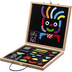 Djeco Geo Bonhomme Magnets with Suitcase