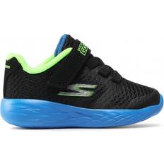 Skechers Textile Trainers Skechers Infant GoRun 600 - Black/Blue/Lime