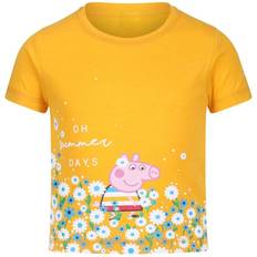 92/98 Hauts Regatta Peppa Pig Printed Short Sleeve T-Shirt - Glowlight (RKT126-8U2)