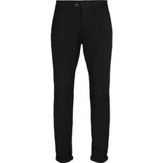 Homme - Élasthanne/Lycra/Spandex Pantalons Jack & Jones Marco Connor AKM 769 Chinos Pant - Black