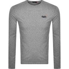 Superdry Organic Cotton Vintage Embroidered T-shirt - Heather Gray