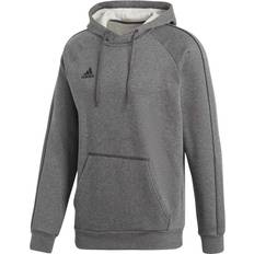 adidas Core 18 Hoodie Men - Dark Grey Heather/Black
