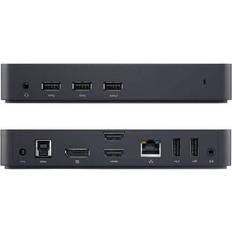 Dell D3100 3.5mm/3USB A - RJ45/HDMI/DisplayPort/USB B F-F Adapter