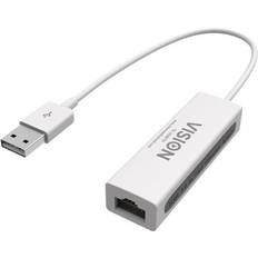 Vision TC-USBETH USB A-RJ45 Adapter