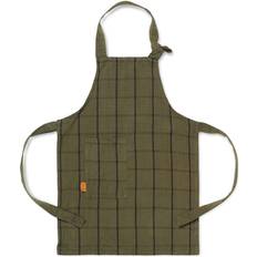 Leinen Schürzen Ferm Living Hale Apron Green/Black (60x45cm)