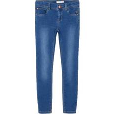 Name It Sweat Denim Skinny Fit Jeans - Blue/Medium Blue Denim (13188628)