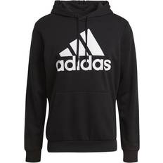 Adidas Essentials Big Logo Hoodie - Black/White