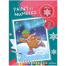 Unicorn Kreativitet & Pyssel Unicorn Paint by Numbers Winter