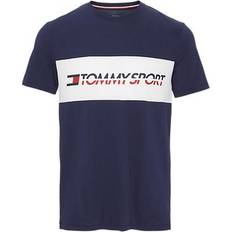 Tommy Hilfiger Herre T-skjorter Tommy Hilfiger Logo Driver Short Sleeve T-shirt - Sport Navy