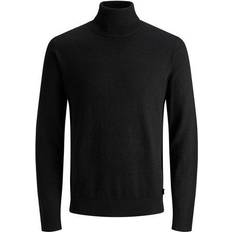 Jack & Jones Emil Knit Roll Neck Noir Black