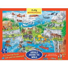 Tiere Bodenpuzzles Animals Around The World 48 Pieces