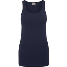 Blauw Mouwloze shirts Vero Moda Maxi Top - Noir