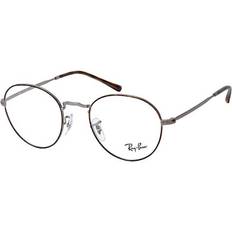 Ray-Ban ROUND METAL II Gunmetal Montura Transparente Lentes polarizados 49-20