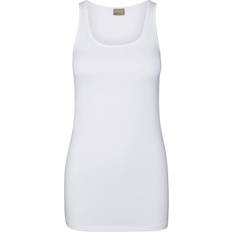 U-neck Tank Top - White/Bright White