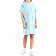 Blau - T-Shirt-Kleider Levi's Elle Tee Dress - Blue Topaz Garment Dye/Blue