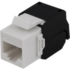 Utp keystone cat6a Deltaco RJ45 UTP Cat6a Female Mono Adapter