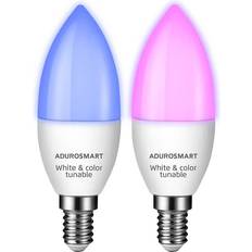 Dimbaar - E14 Energiezuinige lampen AduroSmart ERIA E14 Tunable colour 2-pack dimbaar