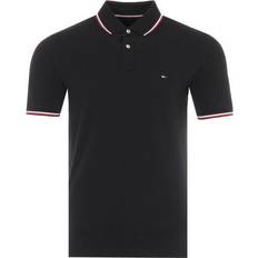 XXS Poloshirts Tommy Hilfiger Organic Cotton Slim Fit Polo Shirt - Black