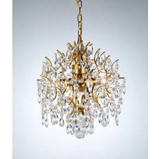 Kristall - Mässing Pendellampor Norrsken Design Kate Pendellampa ∅ 34cm