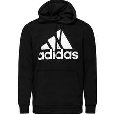 Drawstring Jumpers adidas Essentials Fleece Big Logo Hoodie - Black/White