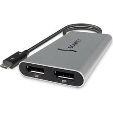 Sonnet Thunderbolt 3-2 DisplayPort M-F Adapter