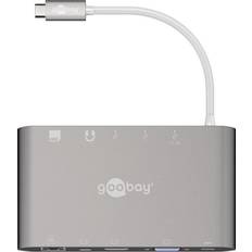 Goobay usb c hdmi adapter Goobay USB C - VGA/RJ45/HDMI/USB A/3.5mm M-F Adapter