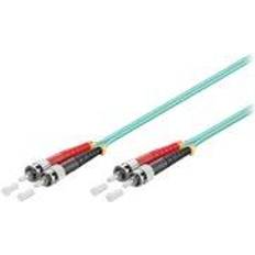 MicroConnect Multimode OM3 50/125 ST/UPC-ST/UPC LSZH 0.5m