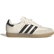 Adidas Samba Cycling Shoes Adidas The Velosamba - Wonder White/Core Black/Gold Metallic