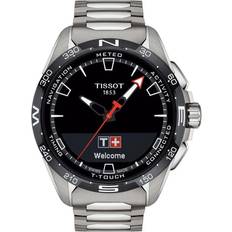 Tissot Hälytys Rannekellot Tissot T-Touch Solar Connect Titanium T121.420.44.051.00