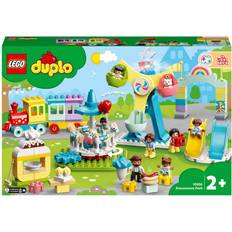 Duplo LEGO Duplo Amusement Park Fairground with Train 10956