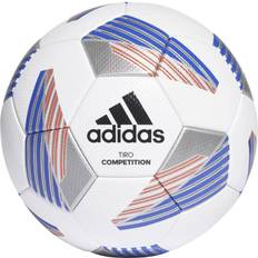 Adidas Ballon Tiro Competition White Black Royal Blue Silver Metallic