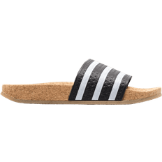 Kurk Slippers Adidas Adilette Cork Badslippers - Core Black/Cloud White/Gum