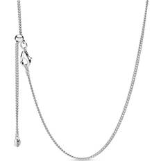 Pandora Silver Necklaces Pandora Curb Chain Necklace - Silver