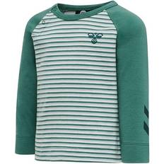 Hummel Stripe T-Shirt - Green