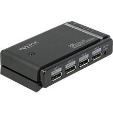 Delock switch 2 to 1 DeLock 4xDisplayPort-2xDisplayPort F-F Adapter